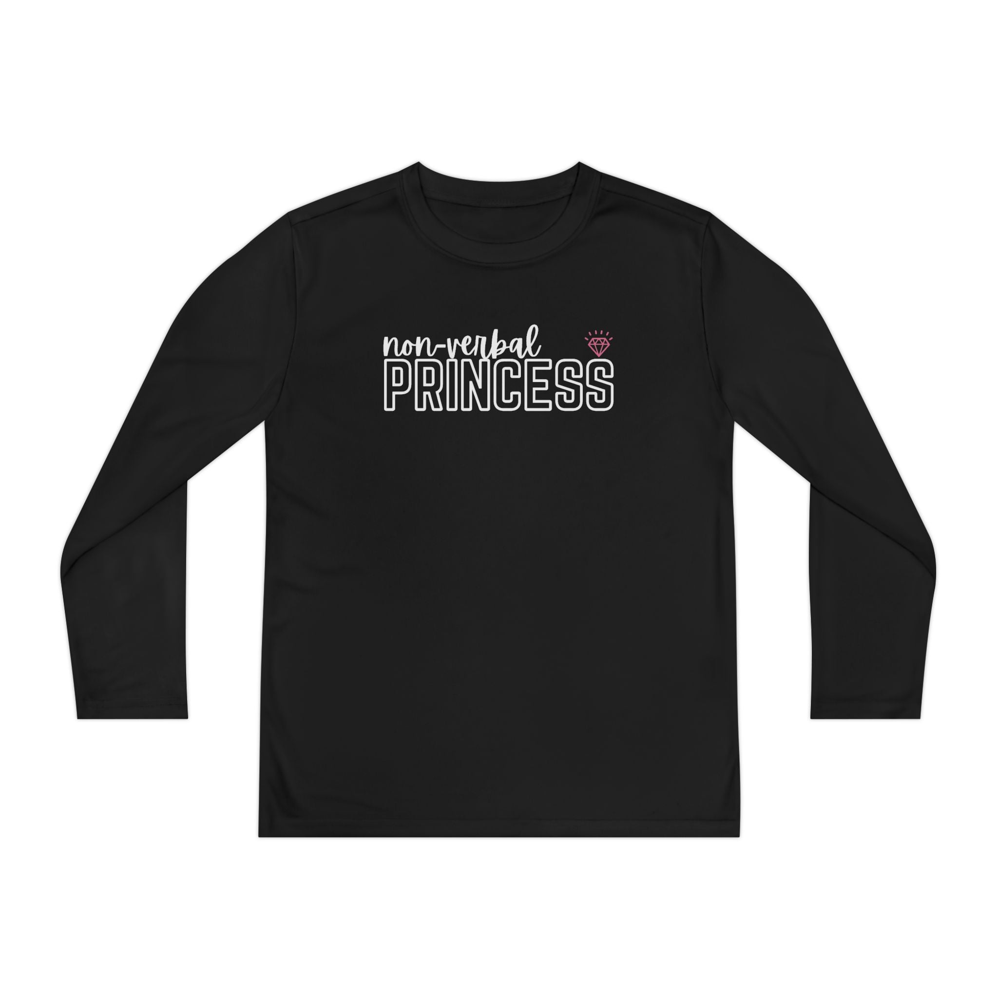 “Non-Verbal Princess” Youth Long Sleeve