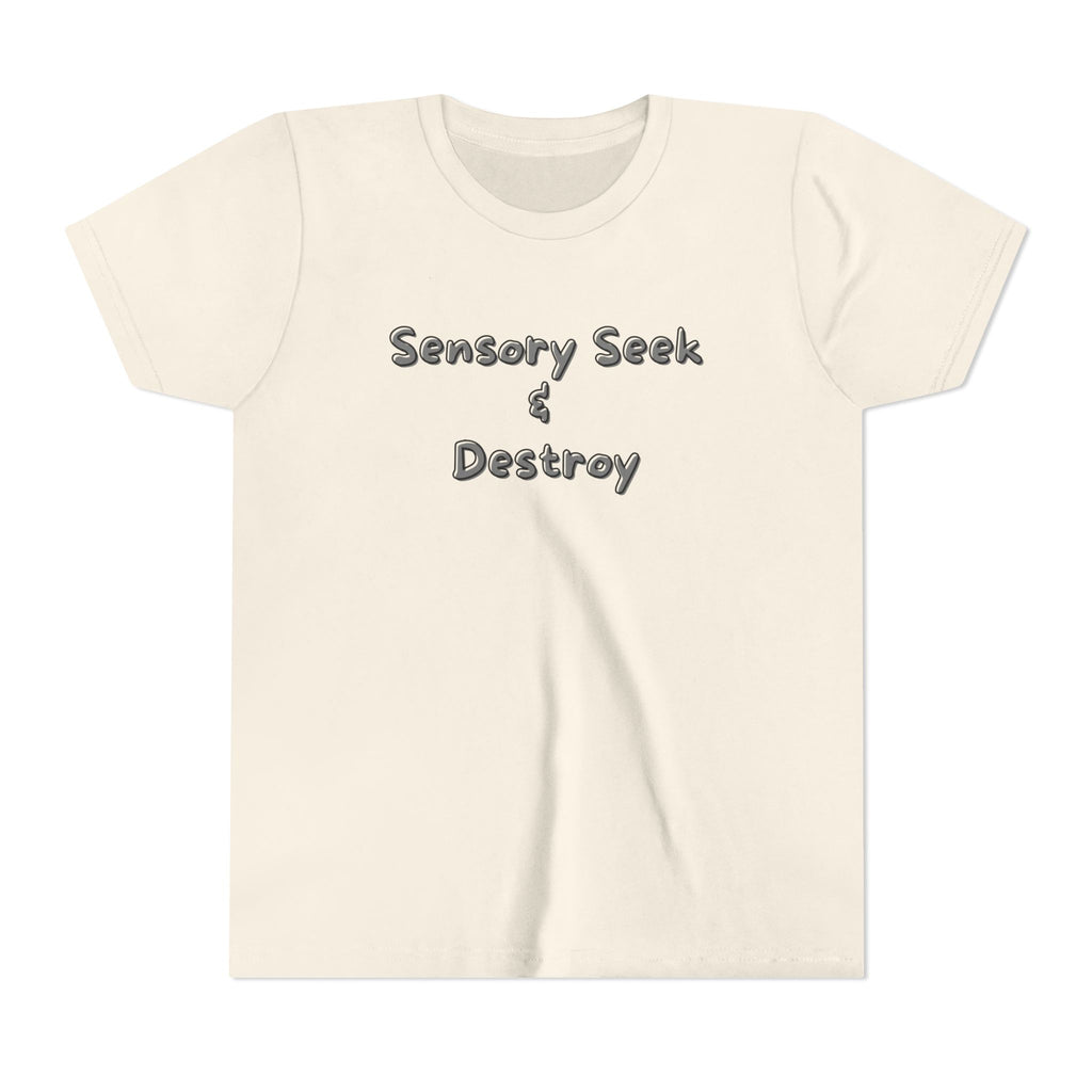 “Sensory Seek & Destroy” Youth Tee