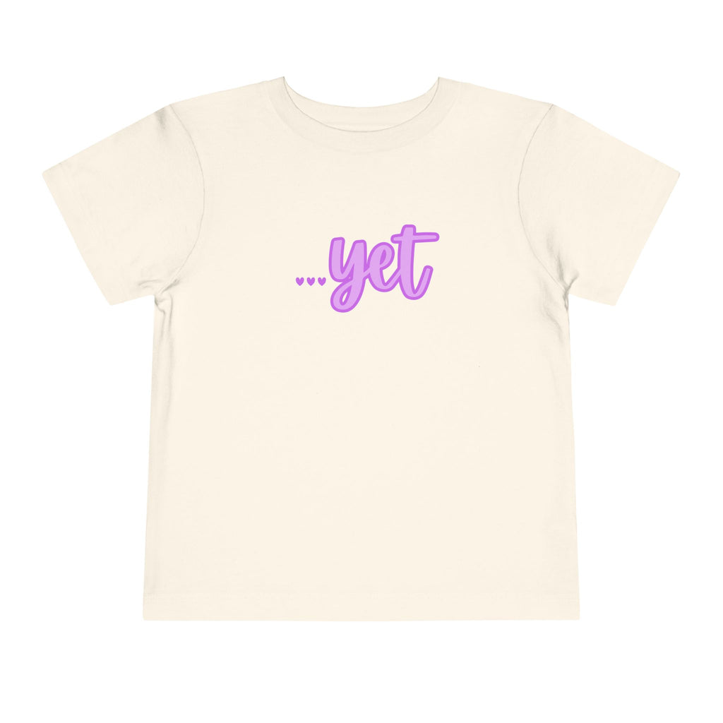 "The Power Of ...Yet (Hearts)" Toddler Tee
