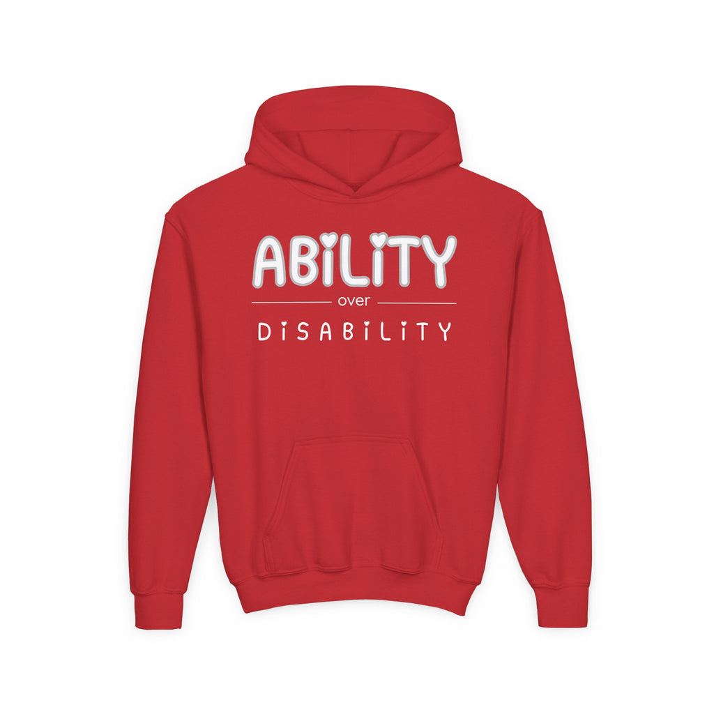 “Ability Over Disability” Youth Hoodie