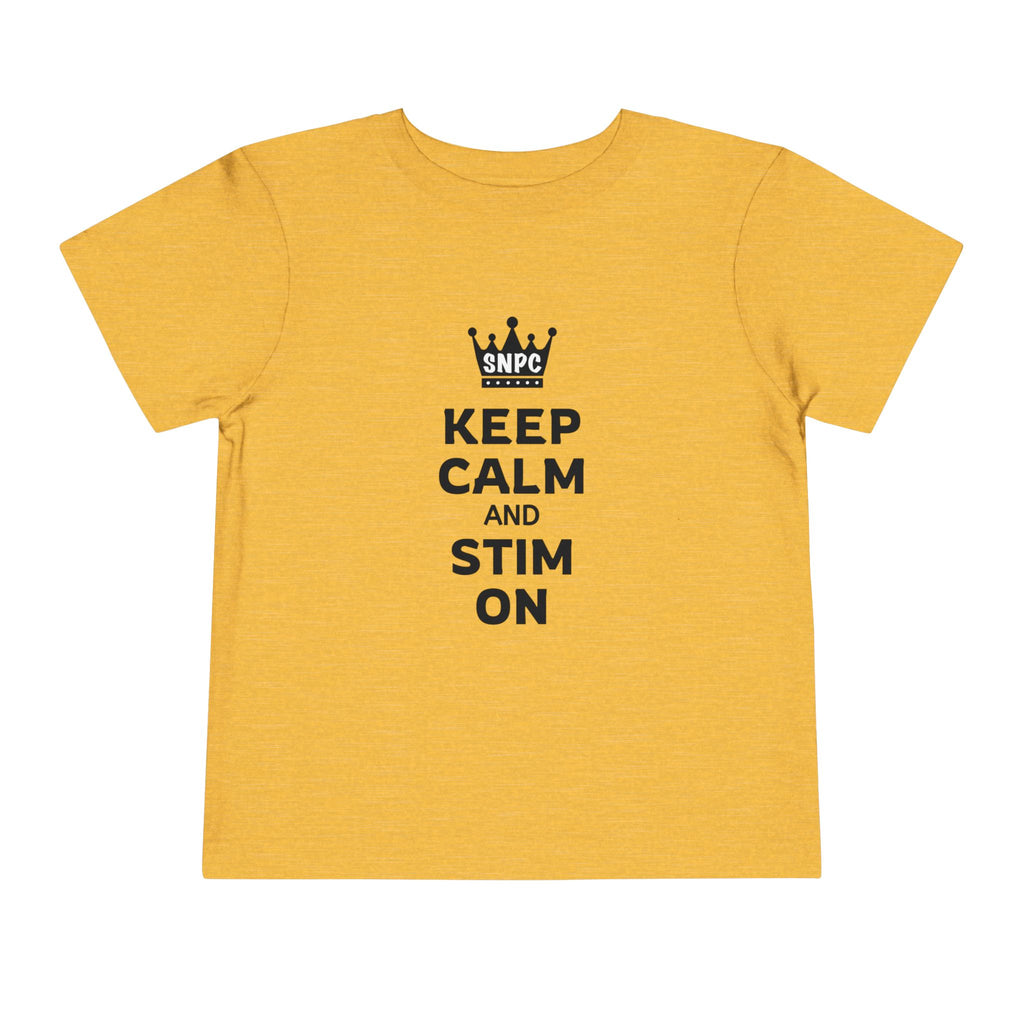 “Keep Calm & Stim On” Toddler Tee