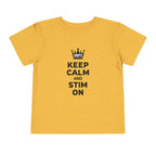 “Keep Calm & Stim On” Toddler Tee