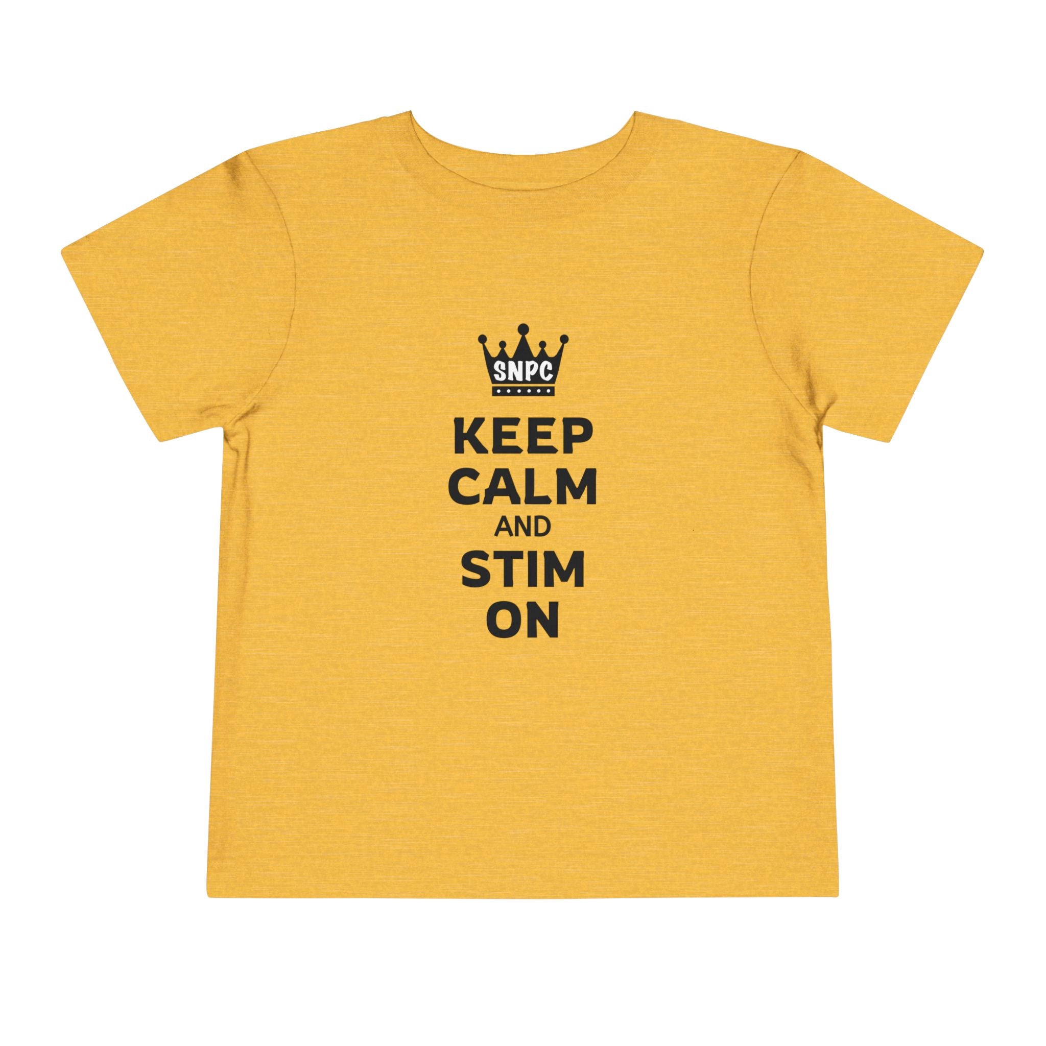 “Keep Calm & Stim On” Toddler Tee