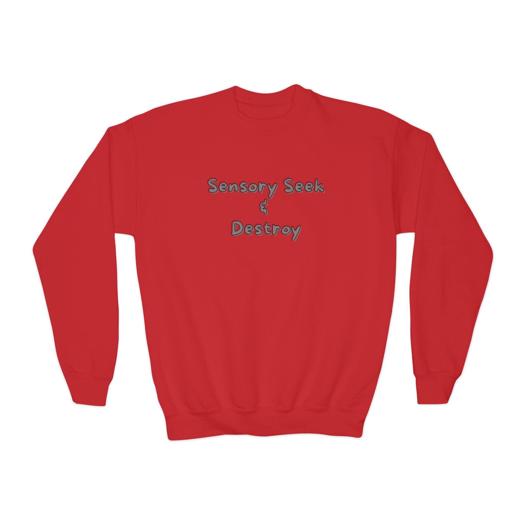 “Sensory Seek & Destroy” Youth Sweater