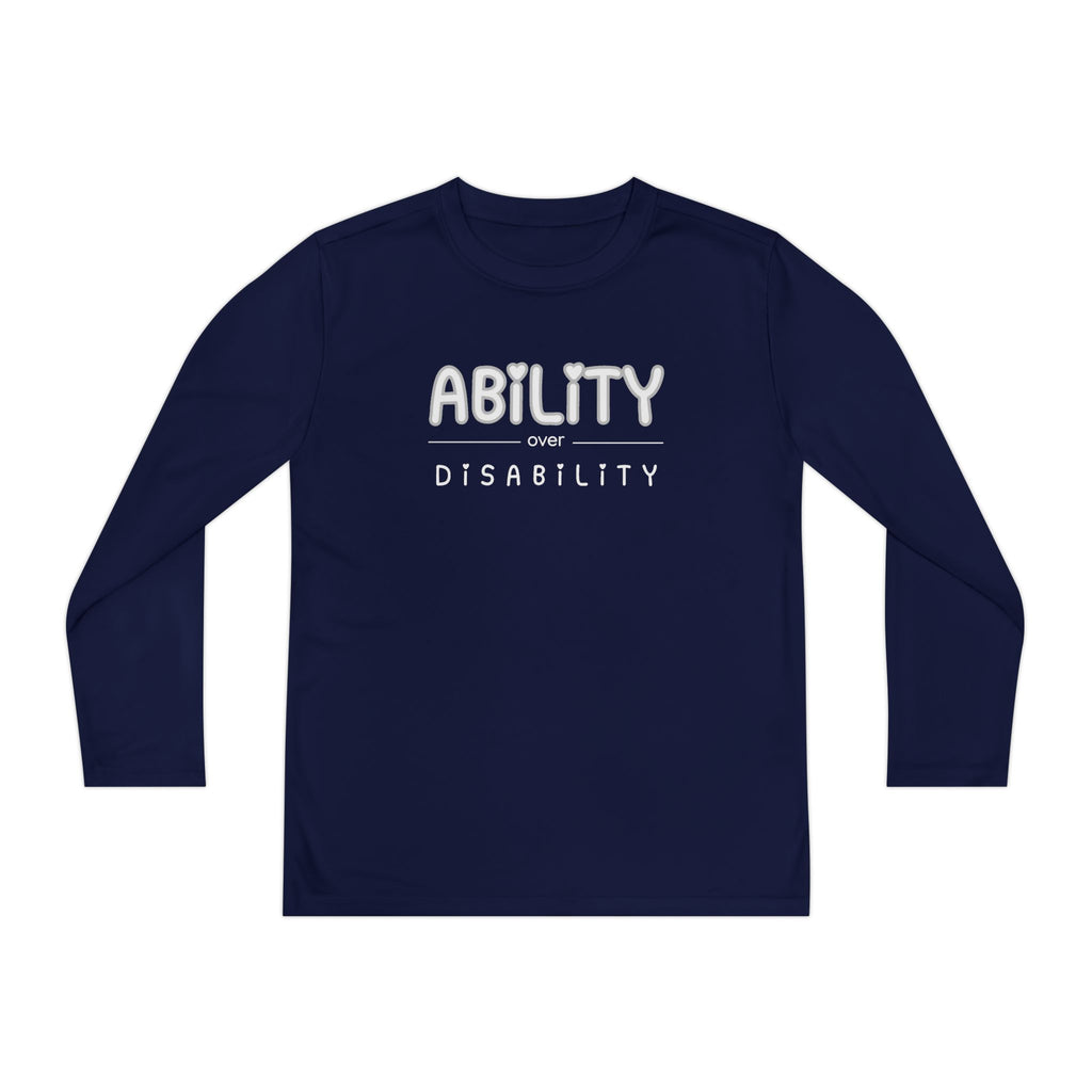 “Ability Over Disability” Youth Long Sleeve