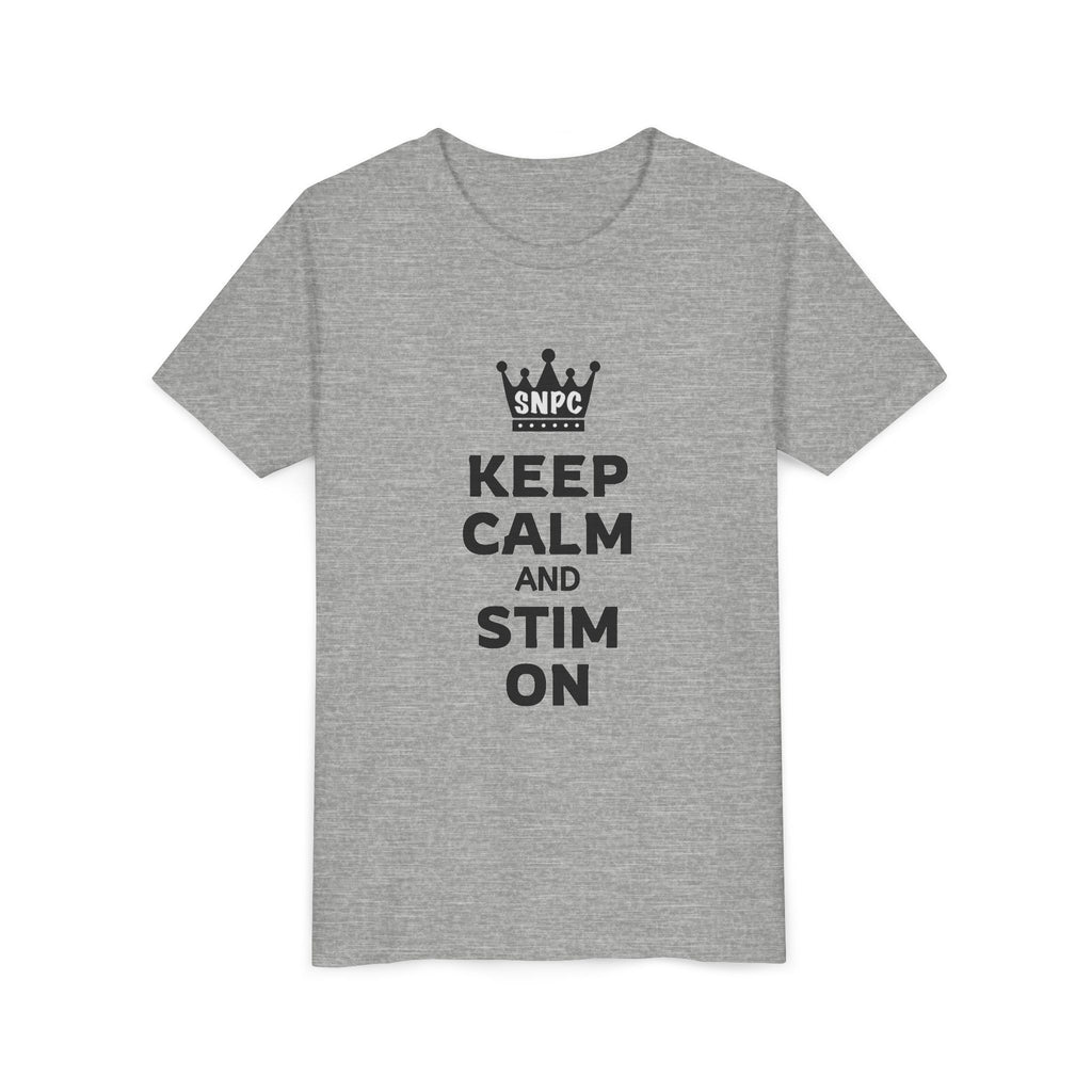 “Keep Calm & Stim On” Youth Tee