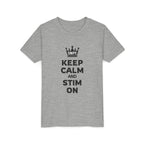 “Keep Calm & Stim On” Youth Tee