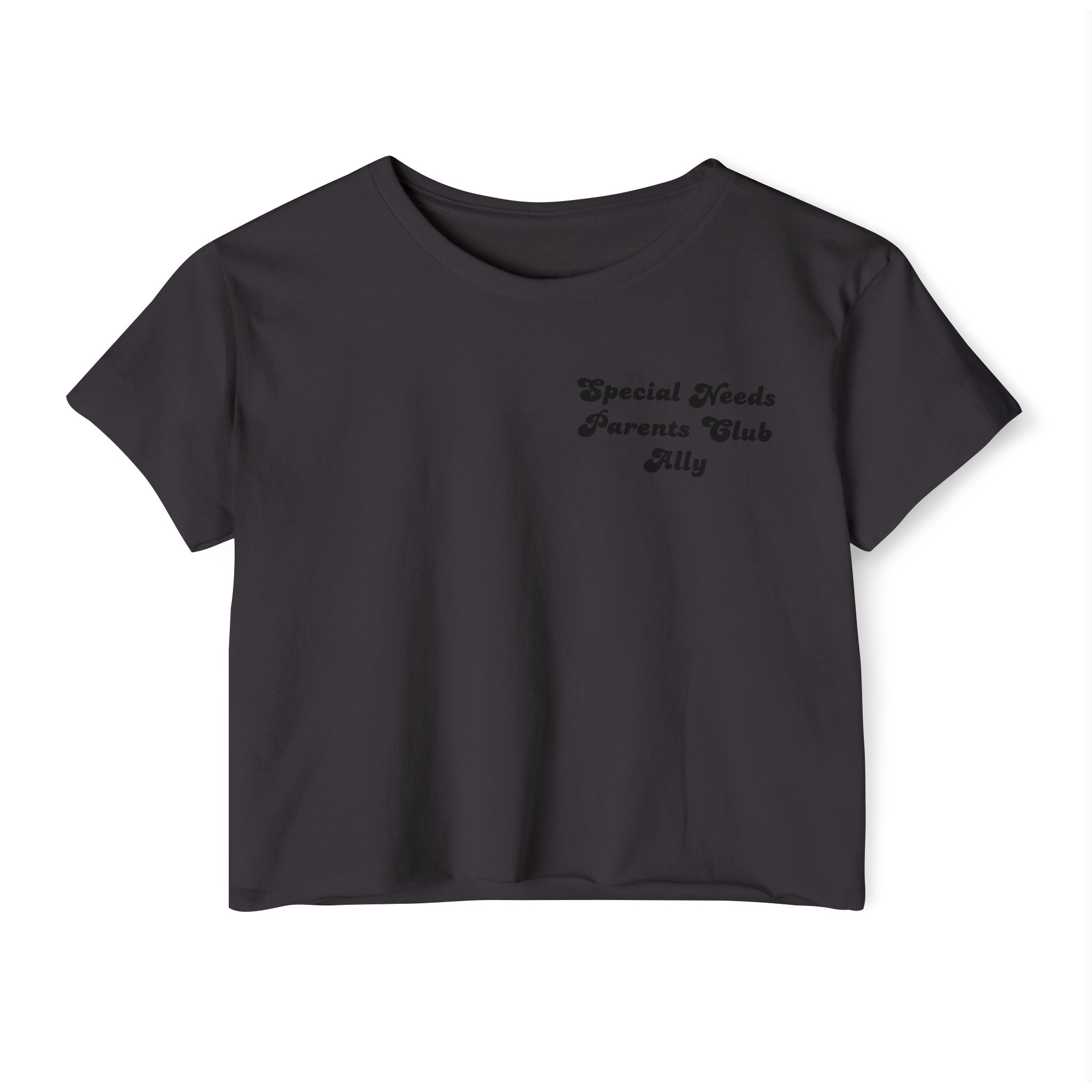 “It Takes A Village, SNPC Ally” Women’s Crop Top