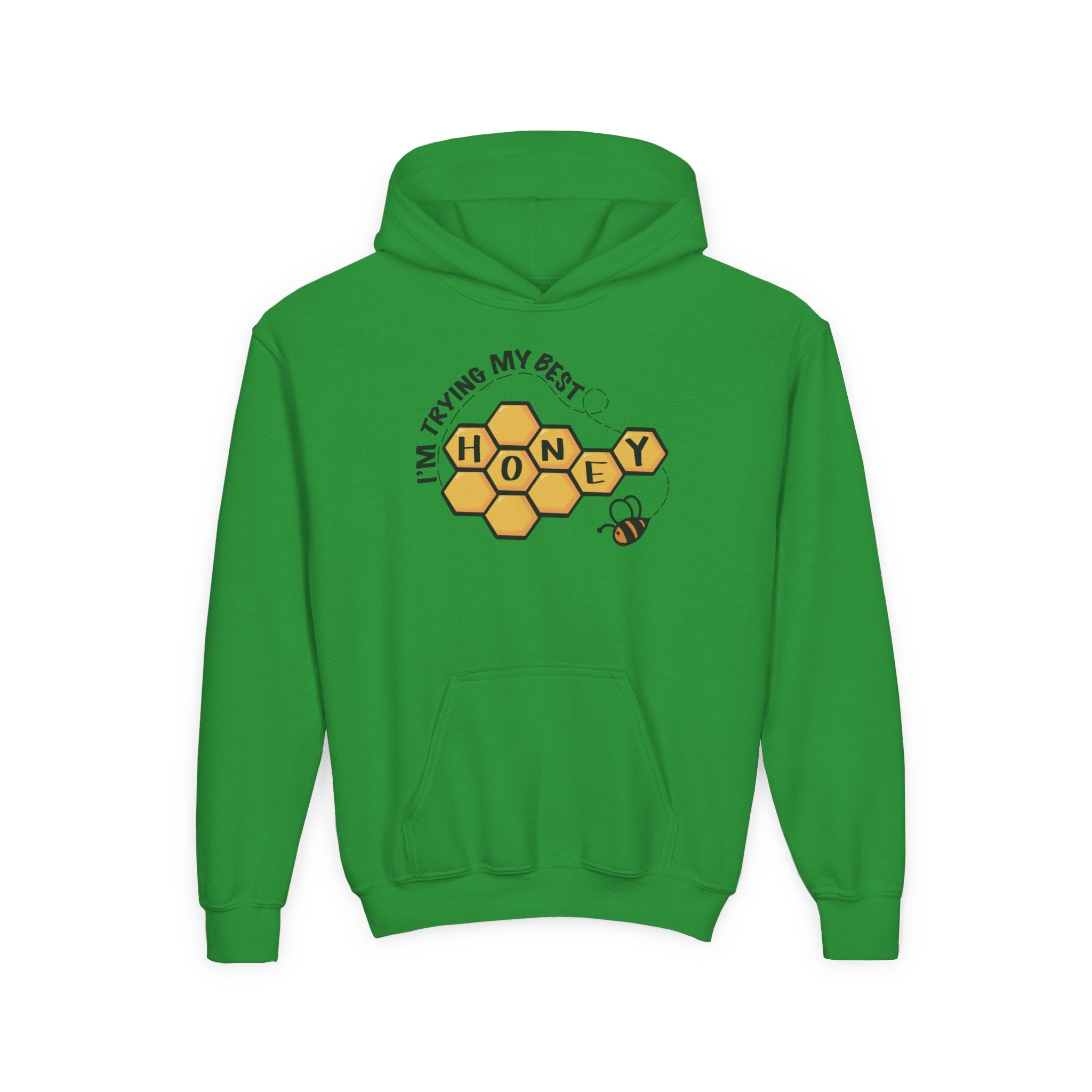 “I’m Trying My Best Honey” Youth Hoodie
