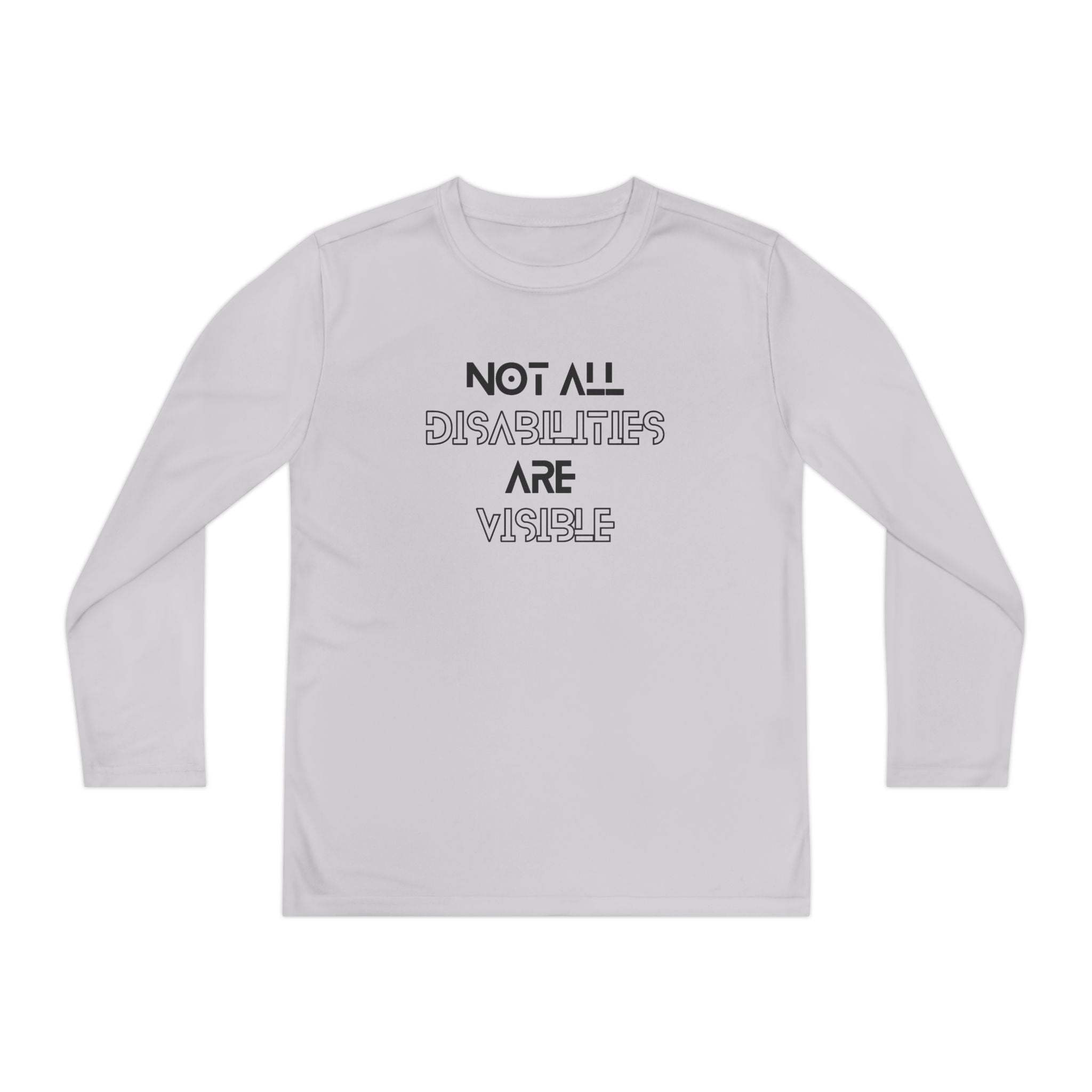 “Not All Disabilities Are Visible” Youth Long Sleeve
