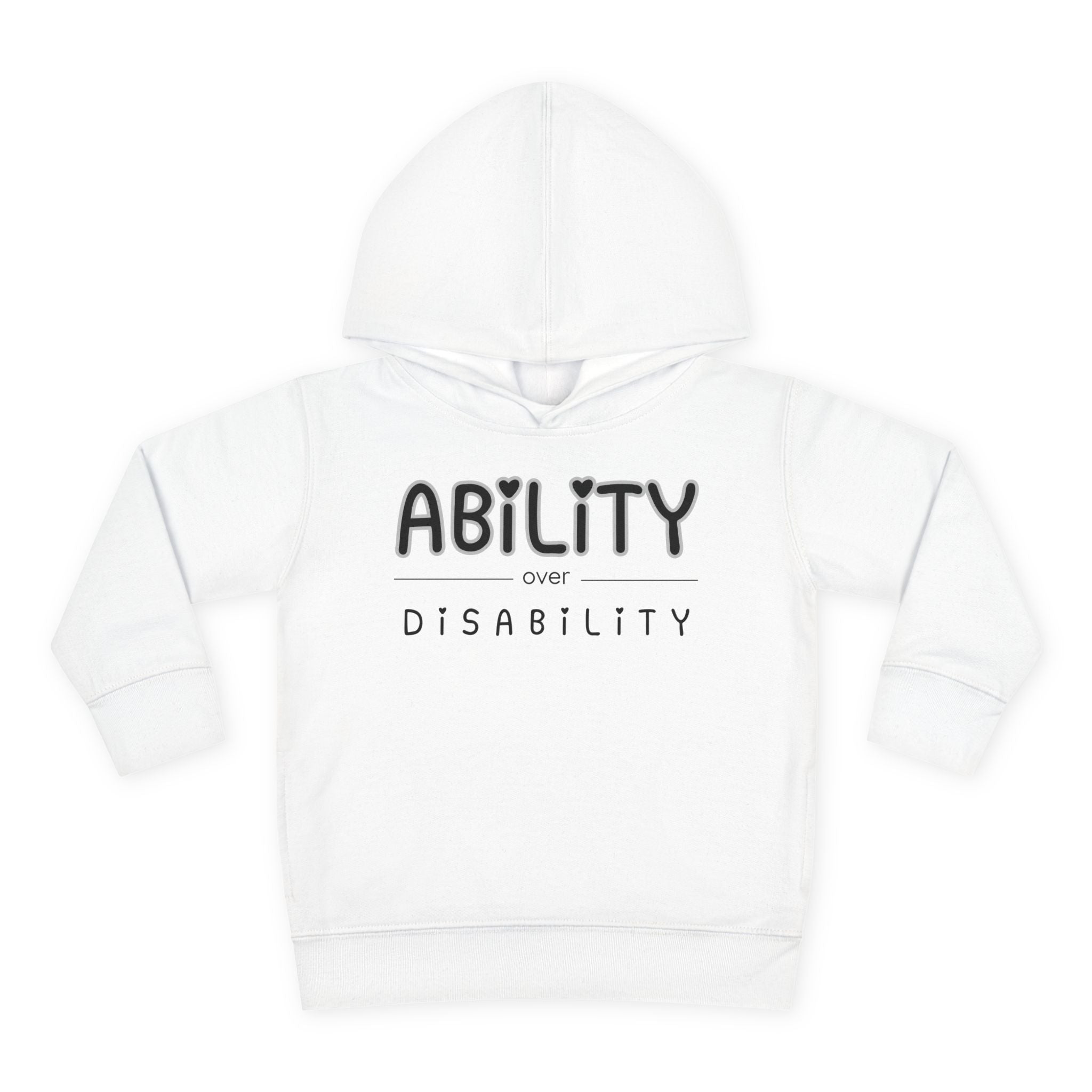 “Ability Over Disability” Toddler Hoodie
