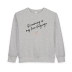 “Screaming Is My Love Language” Toddler Sweater