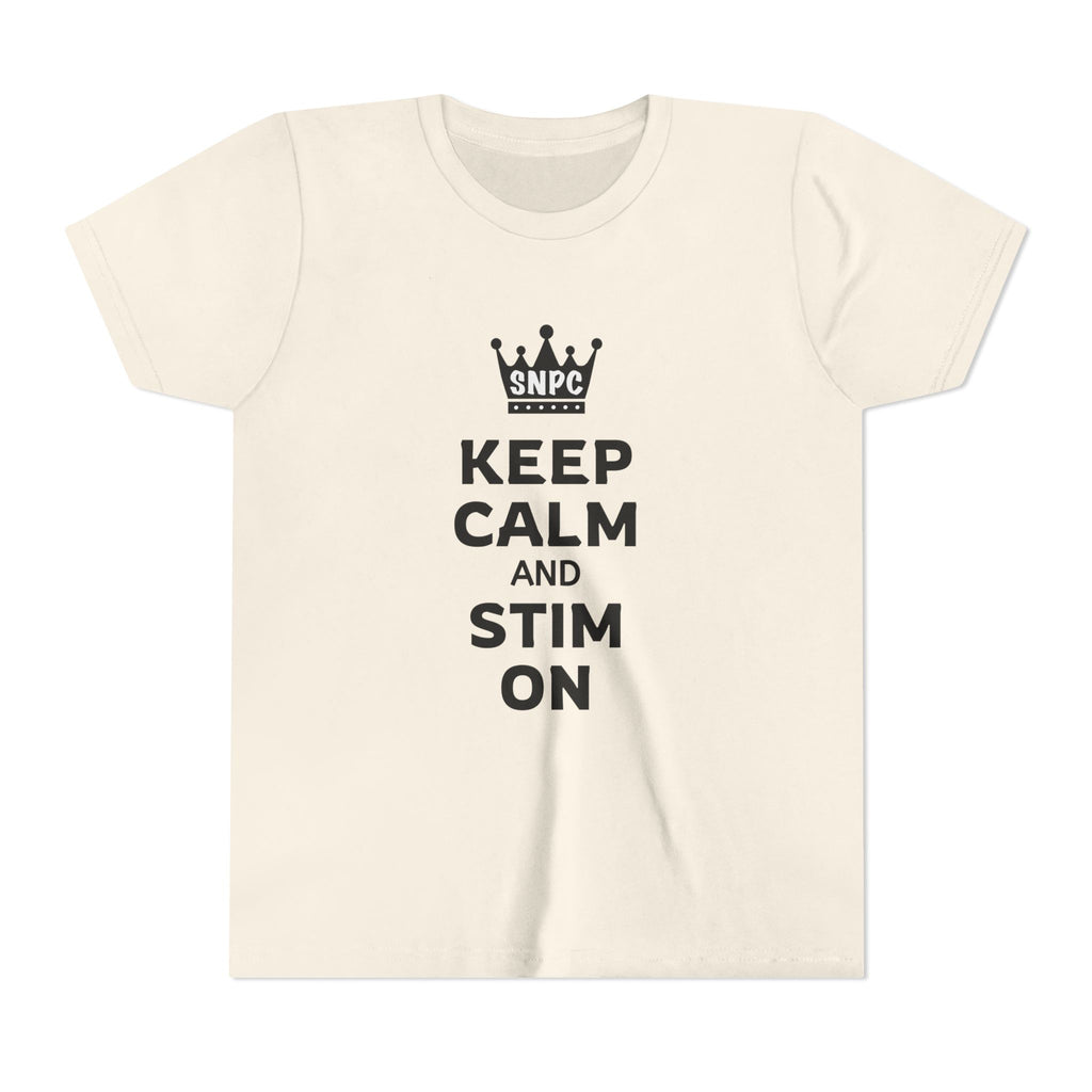 “Keep Calm & Stim On” Youth Tee