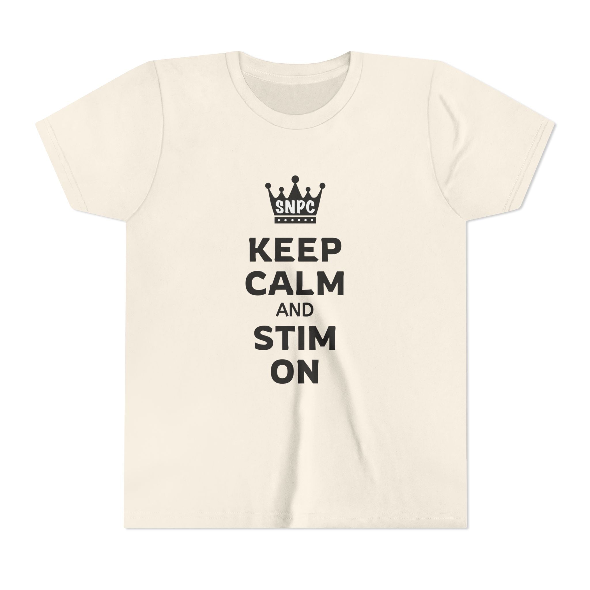 “Keep Calm & Stim On” Youth Tee