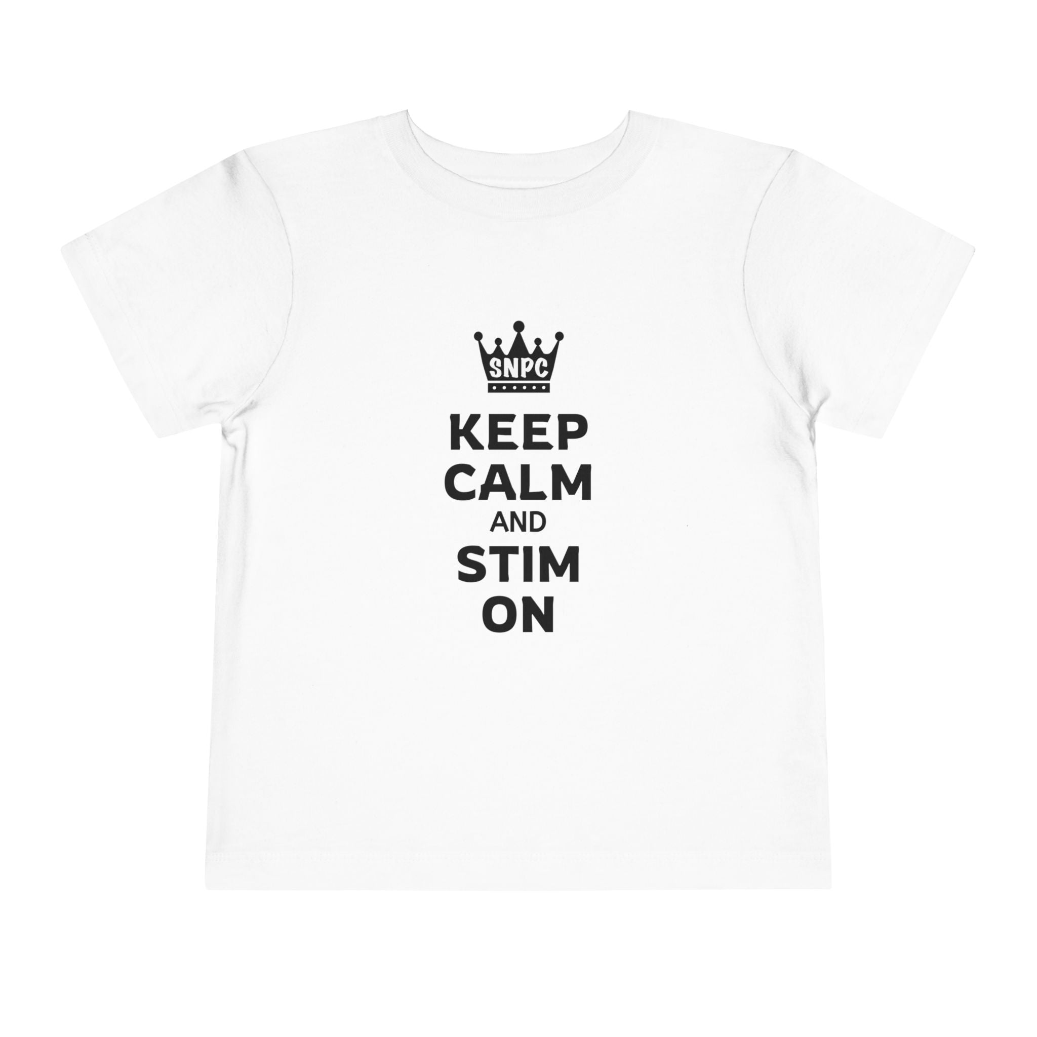 “Keep Calm & Stim On” Toddler Tee
