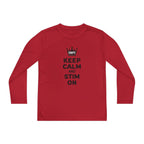 “Keep Calm & Stim On” Youth Long Sleeve