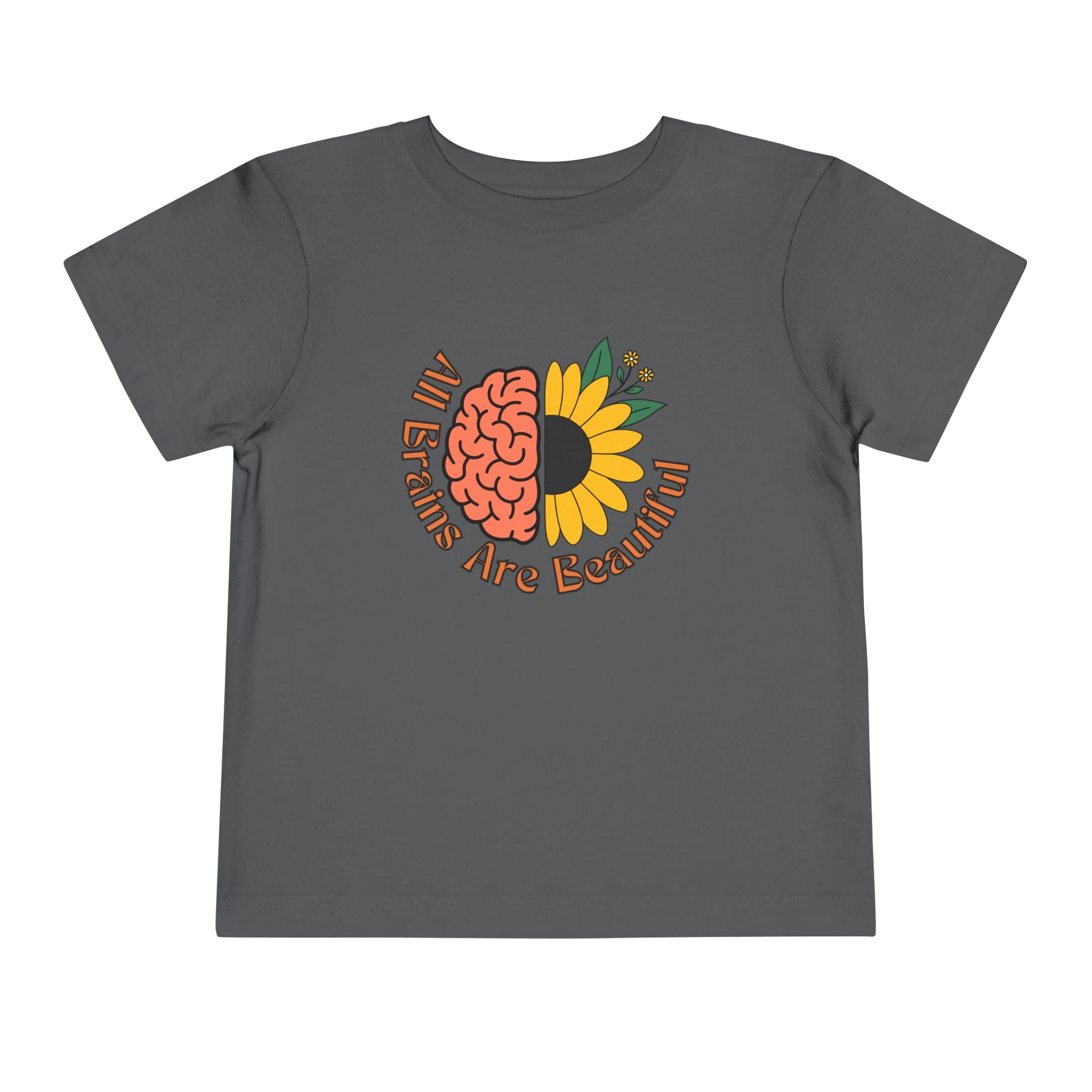 “All Brains Are Beautiful” Toddler Tee