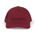 “Overstimulated.” Embroidery Hat