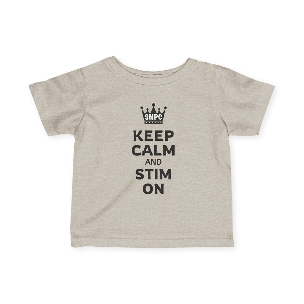“Keep Calm & Stim On” Infant Tee