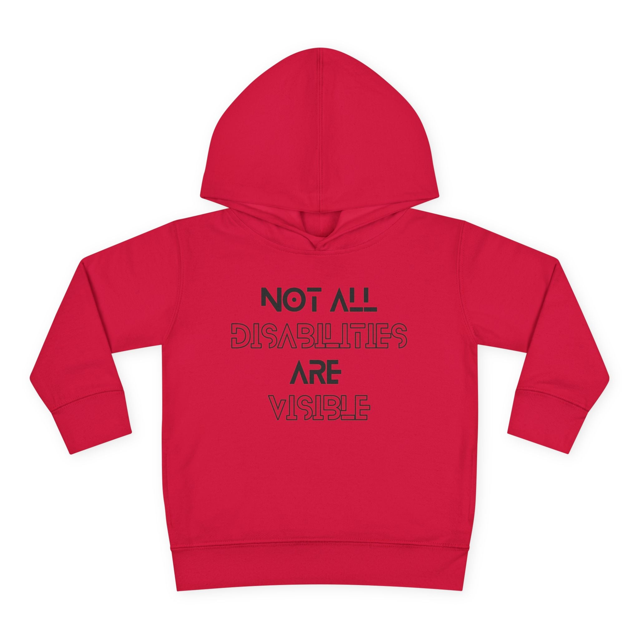 “Not All Disabilities Are Visible” Toddler Hoodie