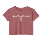 “Special Needs Mom Club” Women’s Crop Top