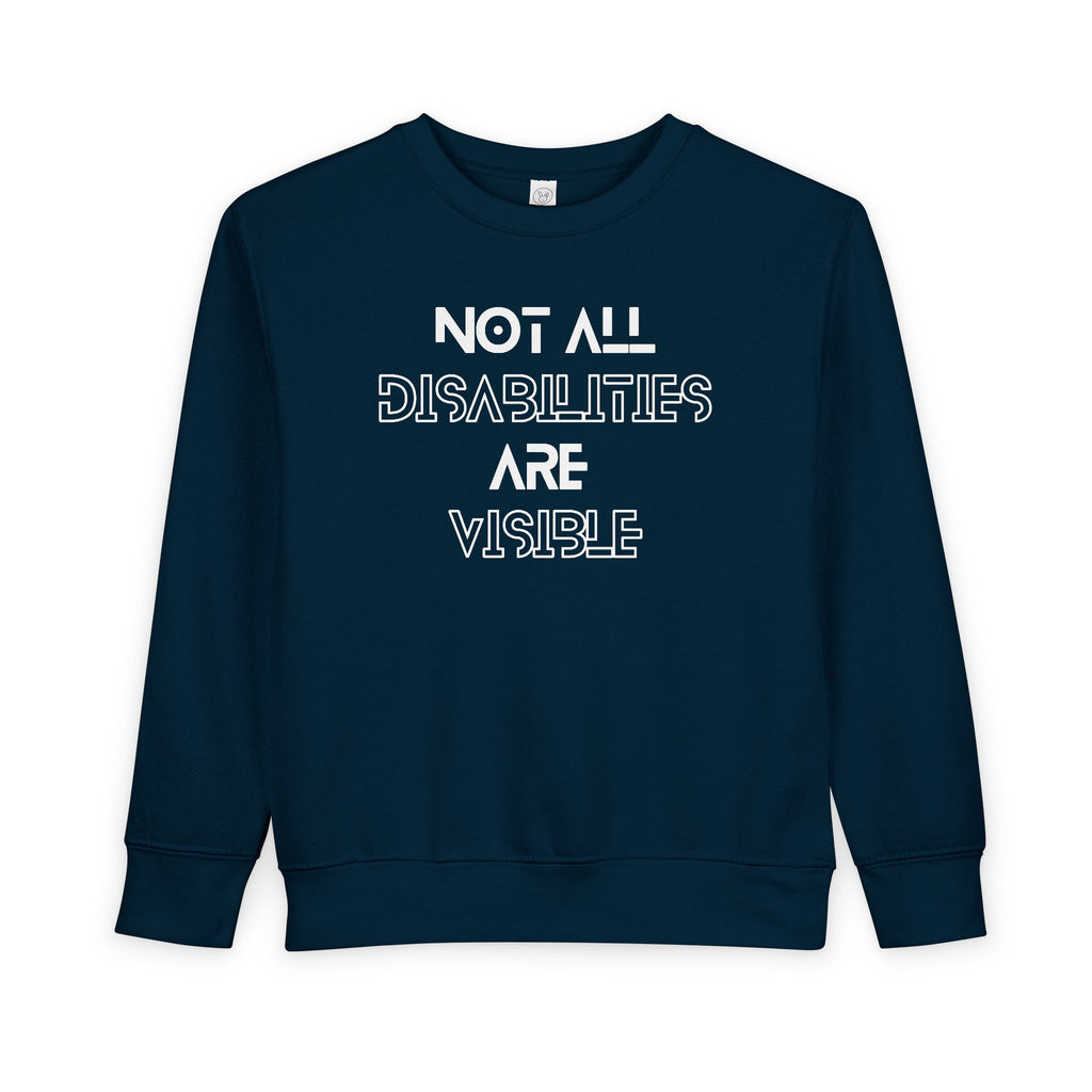 "Not All Disabilities Are Visible" Toddler Sweater