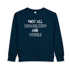 "Not All Disabilities Are Visible" Toddler Sweater