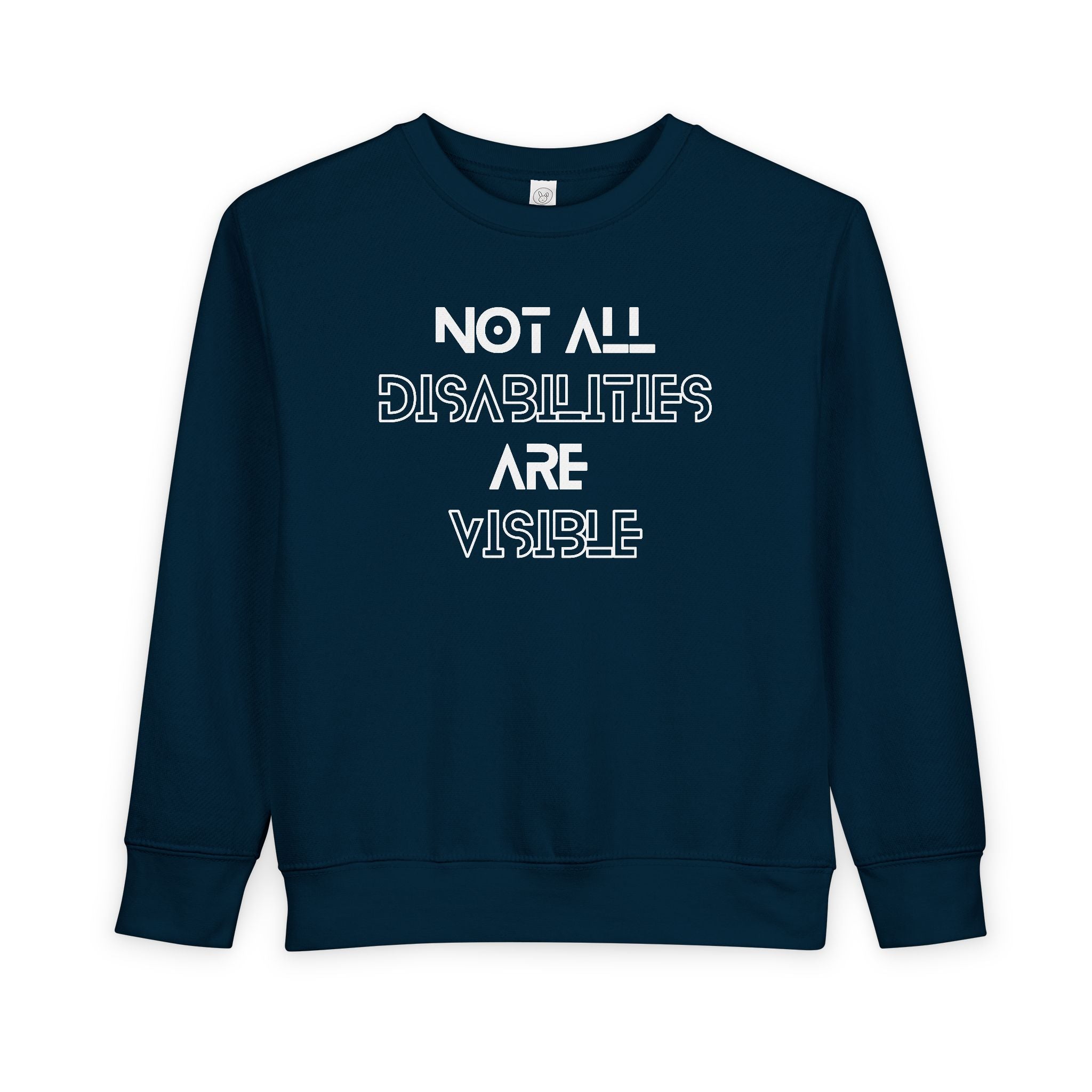 "Not All Disabilities Are Visible" Toddler Sweater