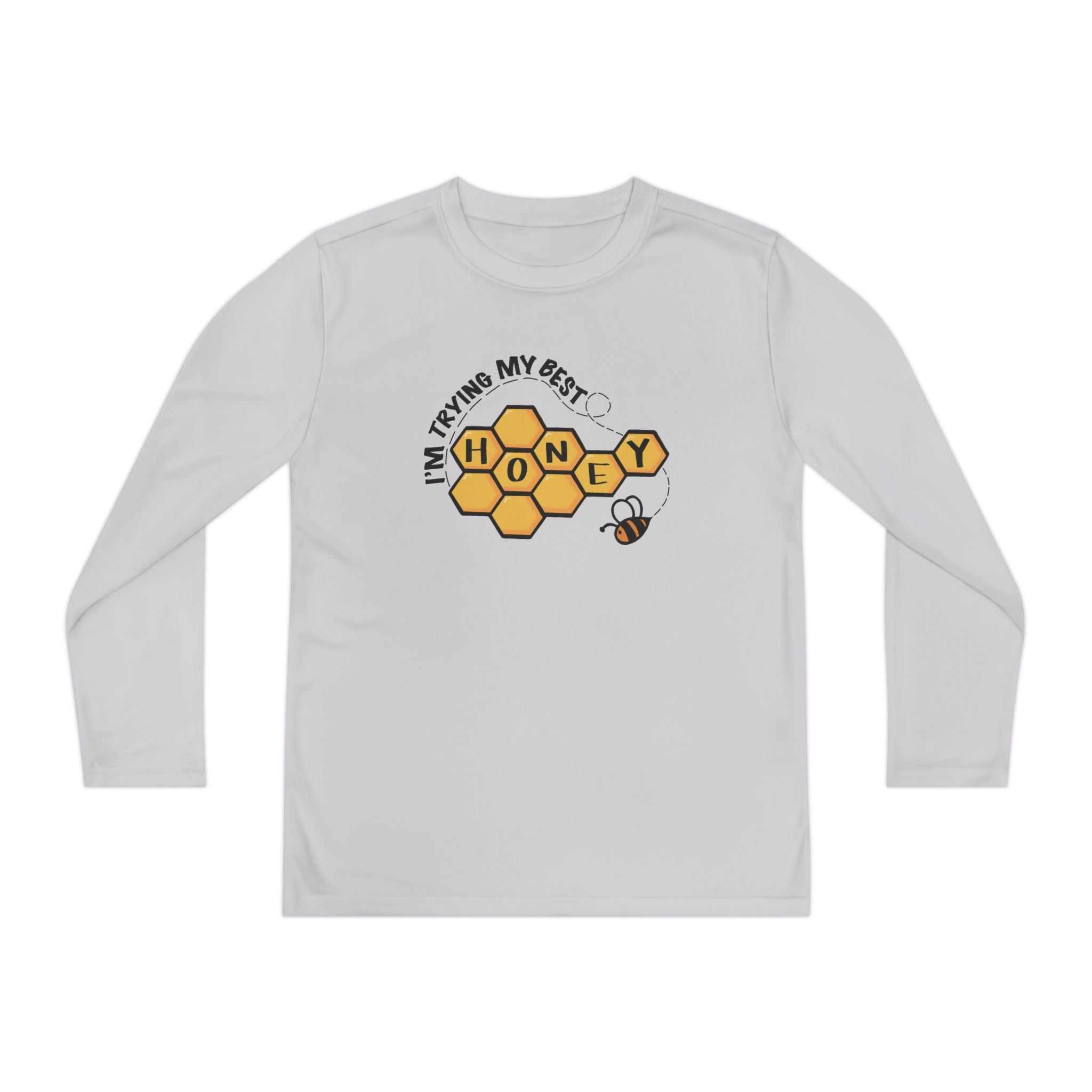 “I’m Trying My Best Honey” Youth Long Sleeve