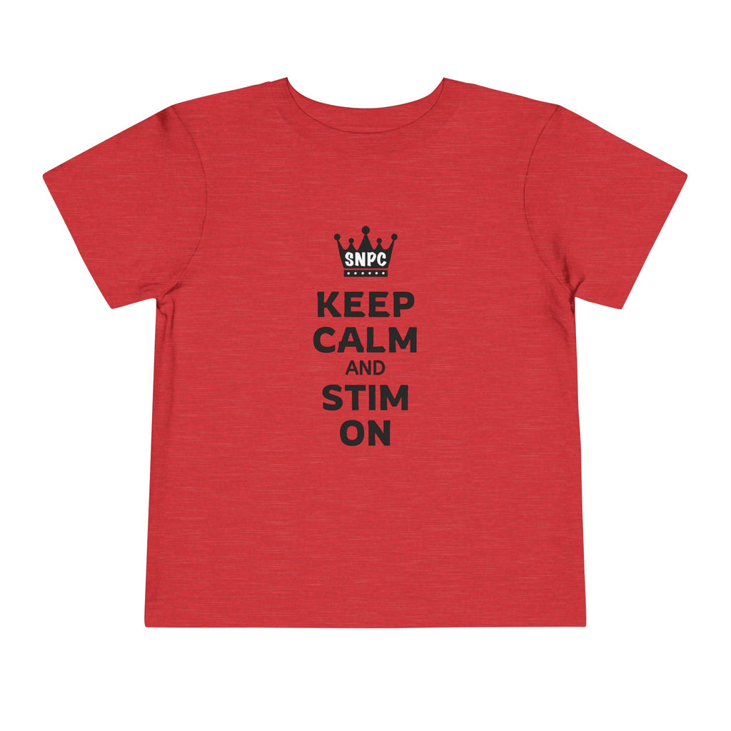 “Keep Calm & Stim On” Toddler Tee