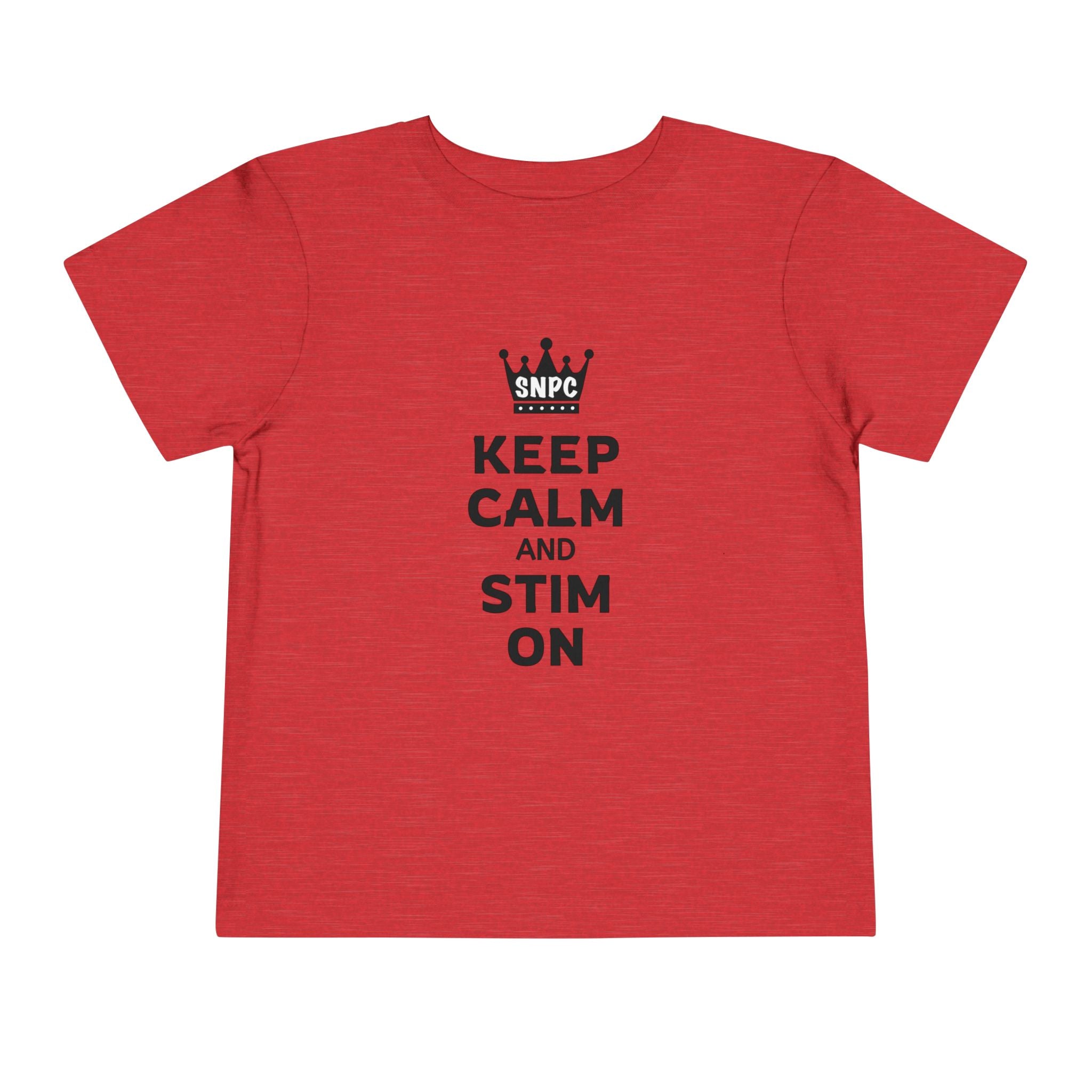 “Keep Calm & Stim On” Toddler Tee