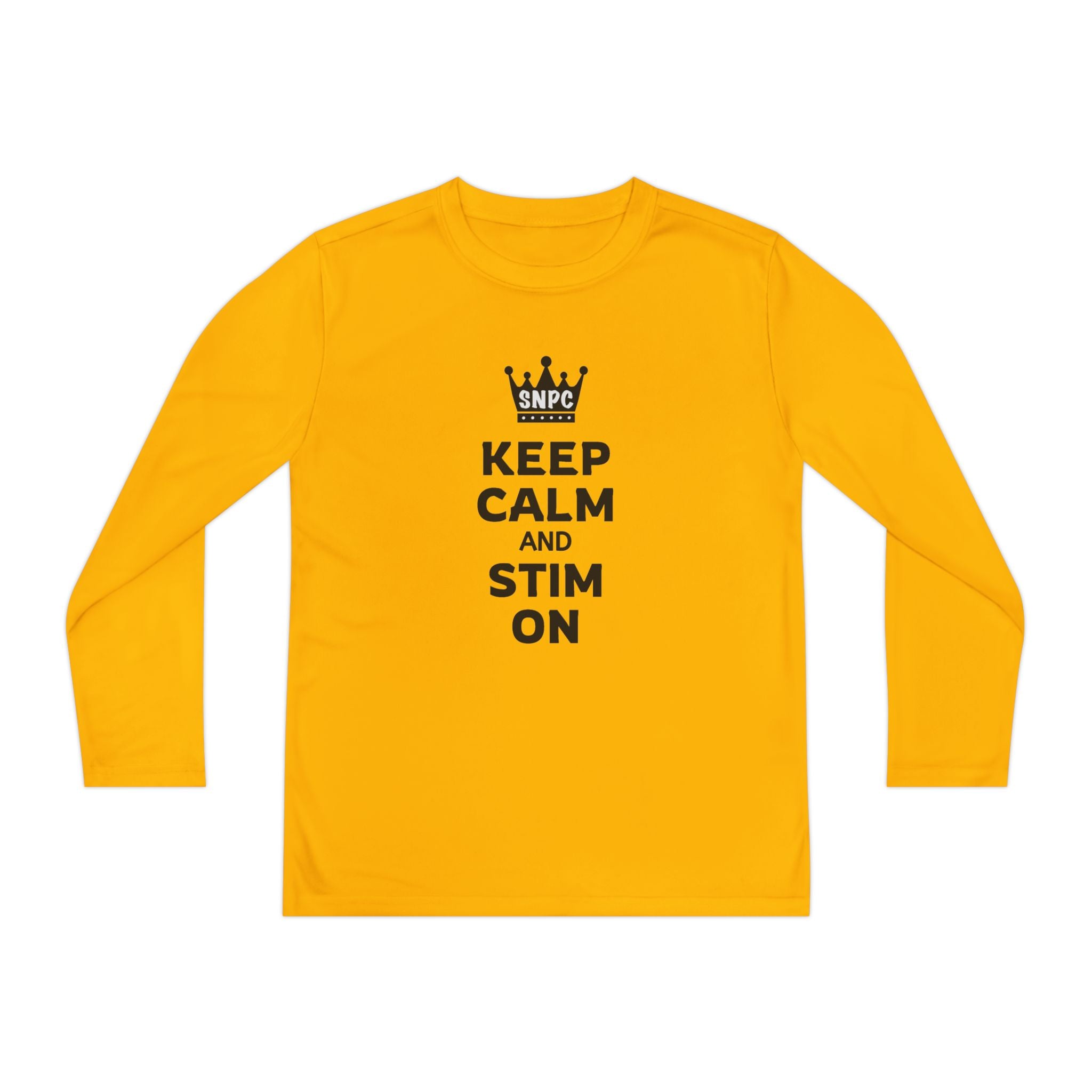 “Keep Calm & Stim On” Youth Long Sleeve