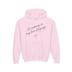“Screaming Is My Love Language” Youth Hoodie