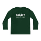 “Ability Over Disability” Youth Long Sleeve