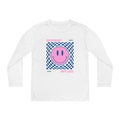 “Different, Not Less.” Pink/Blue Youth Long Sleeve