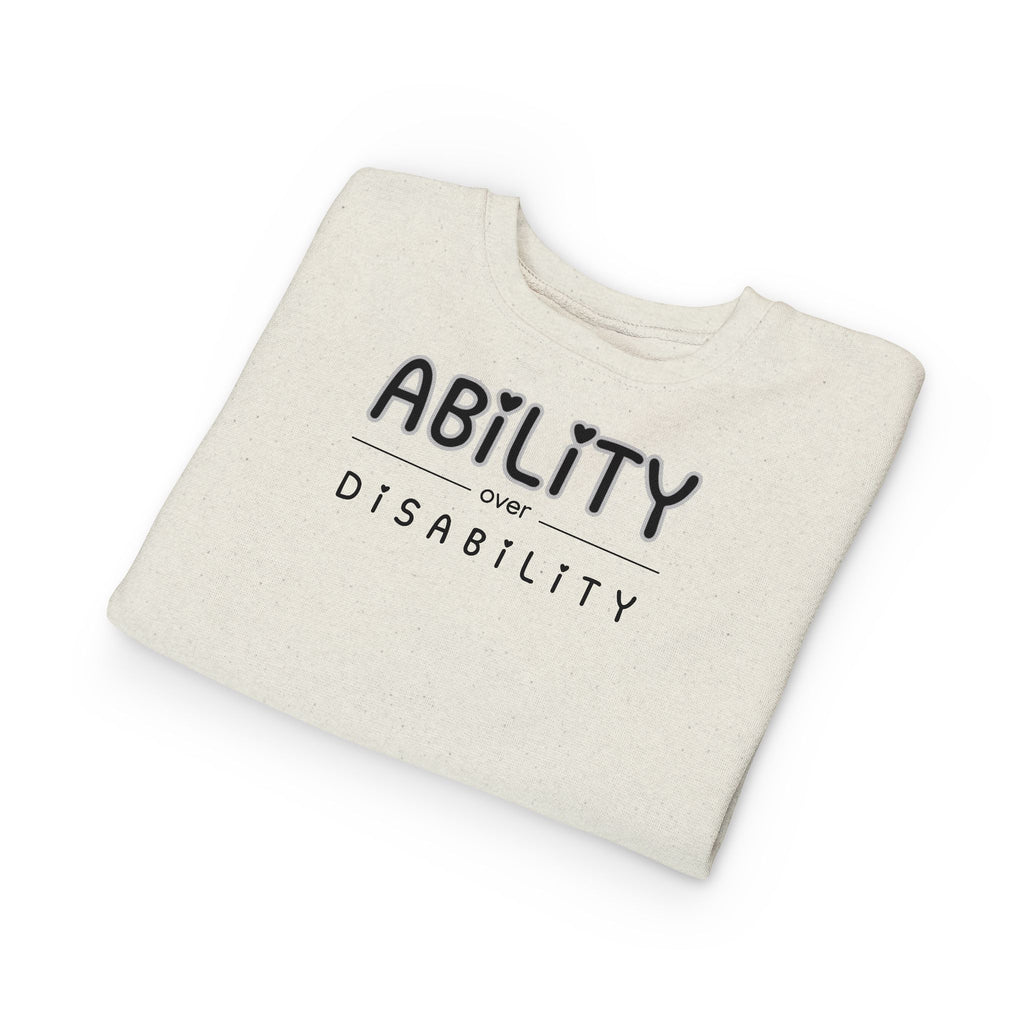 “Ability Over Disability” Toddler Sweater
