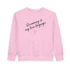 “Screaming Is My Love Language” Toddler Sweater