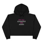 “Not All Disabilities Are Visible” Women’s Cropped Hoodie