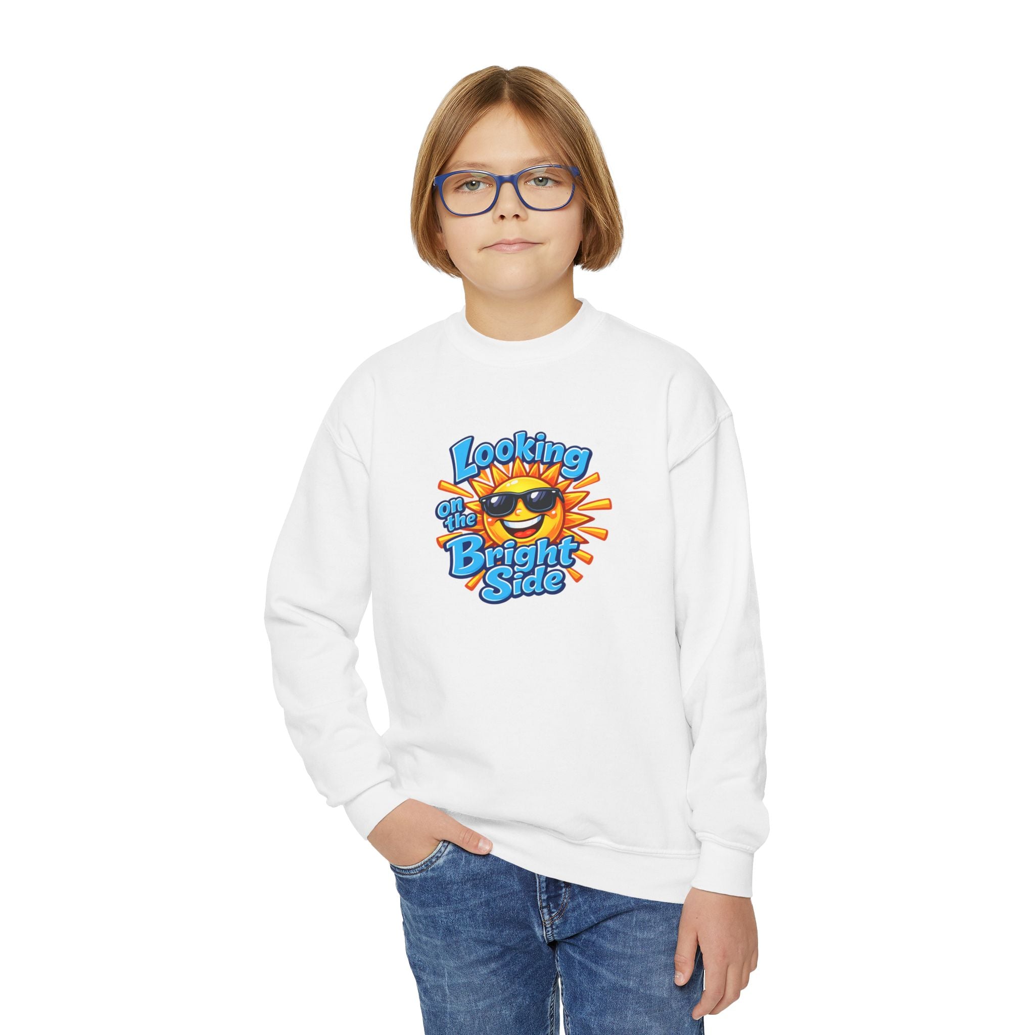 "Looking On The Bright Side" Youth Sweater
