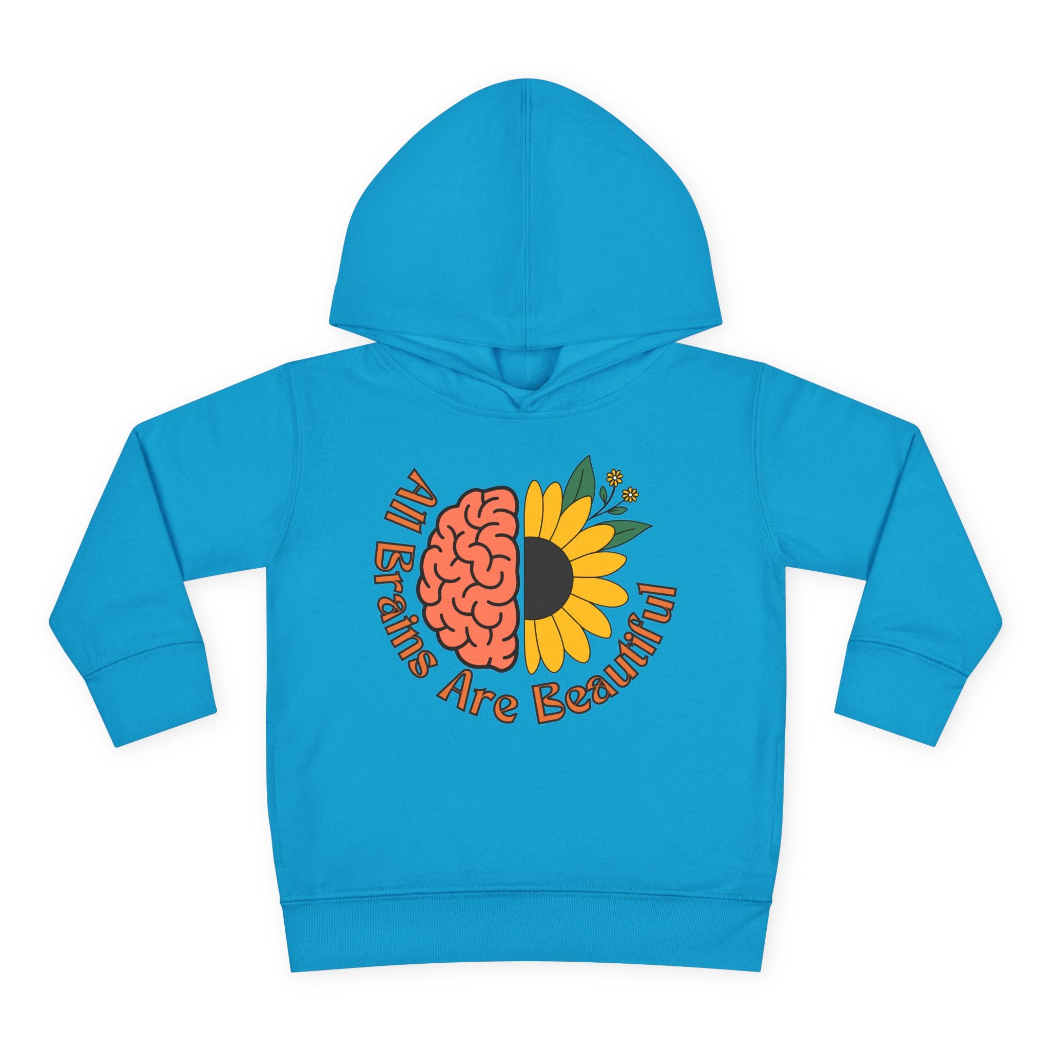 “All Brains Are Beautiful” Toddler Hoodie