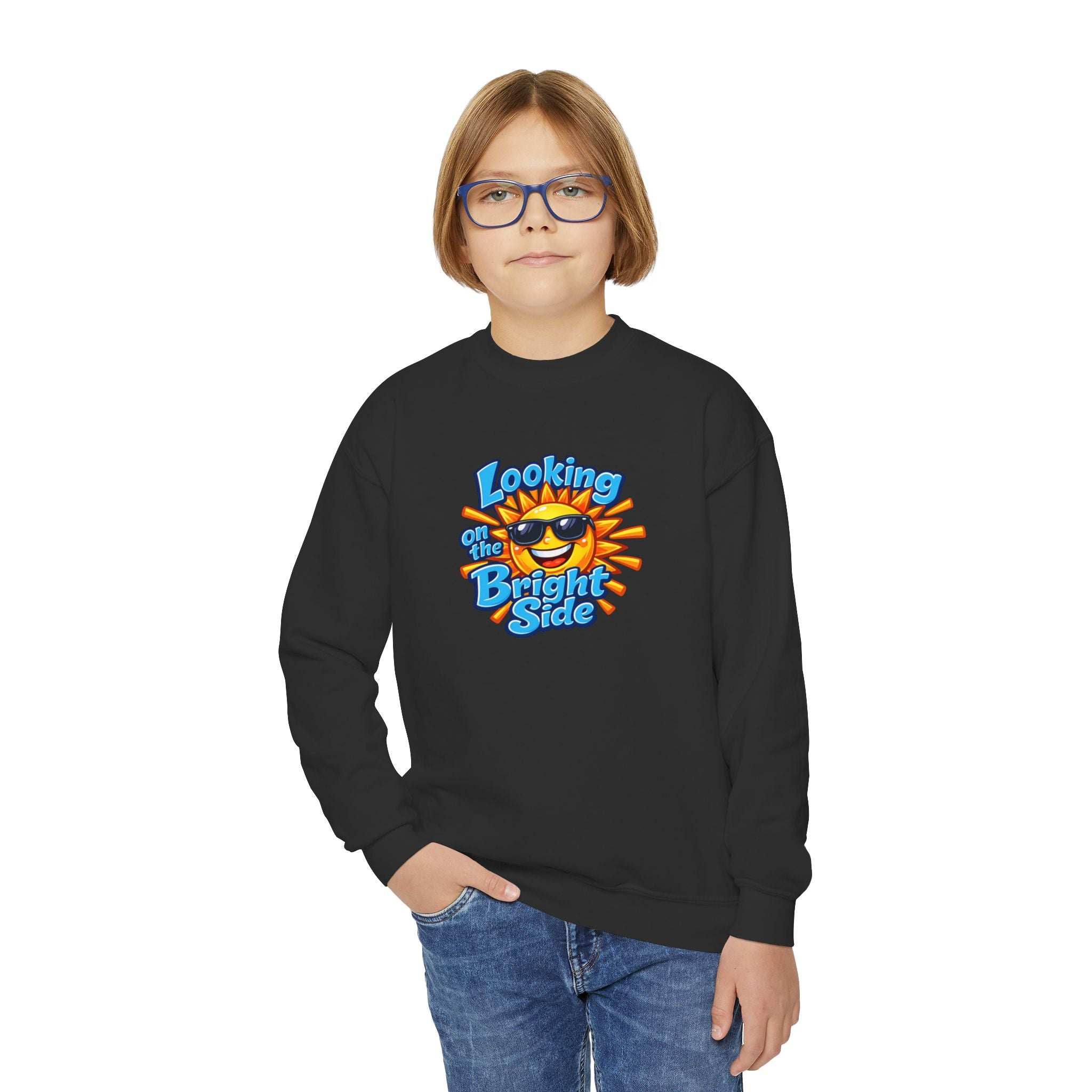 "Looking On The Bright Side" Youth Sweater
