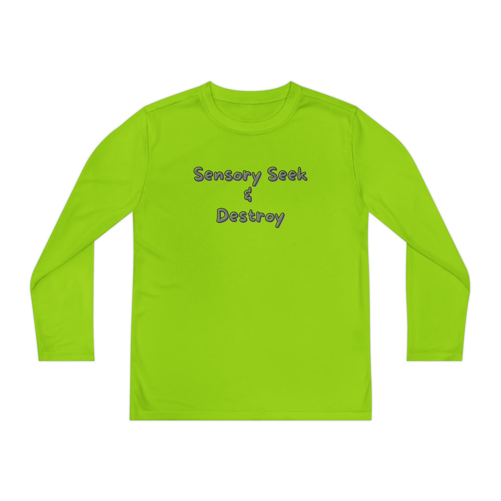 "Sensory Seek & Destroy" Youth Long Sleeve