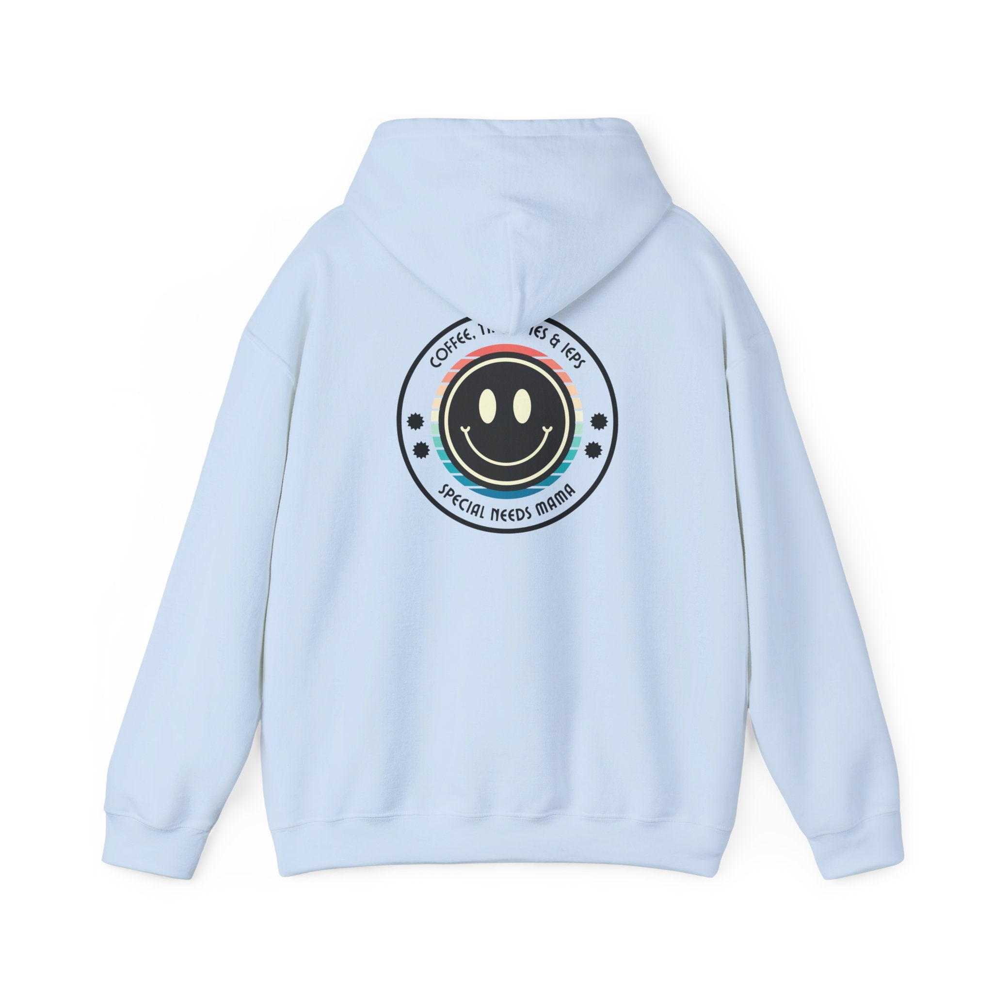 “Coffee, Therapy & IEPs, Special Needs Mama” Women’s Hoodie