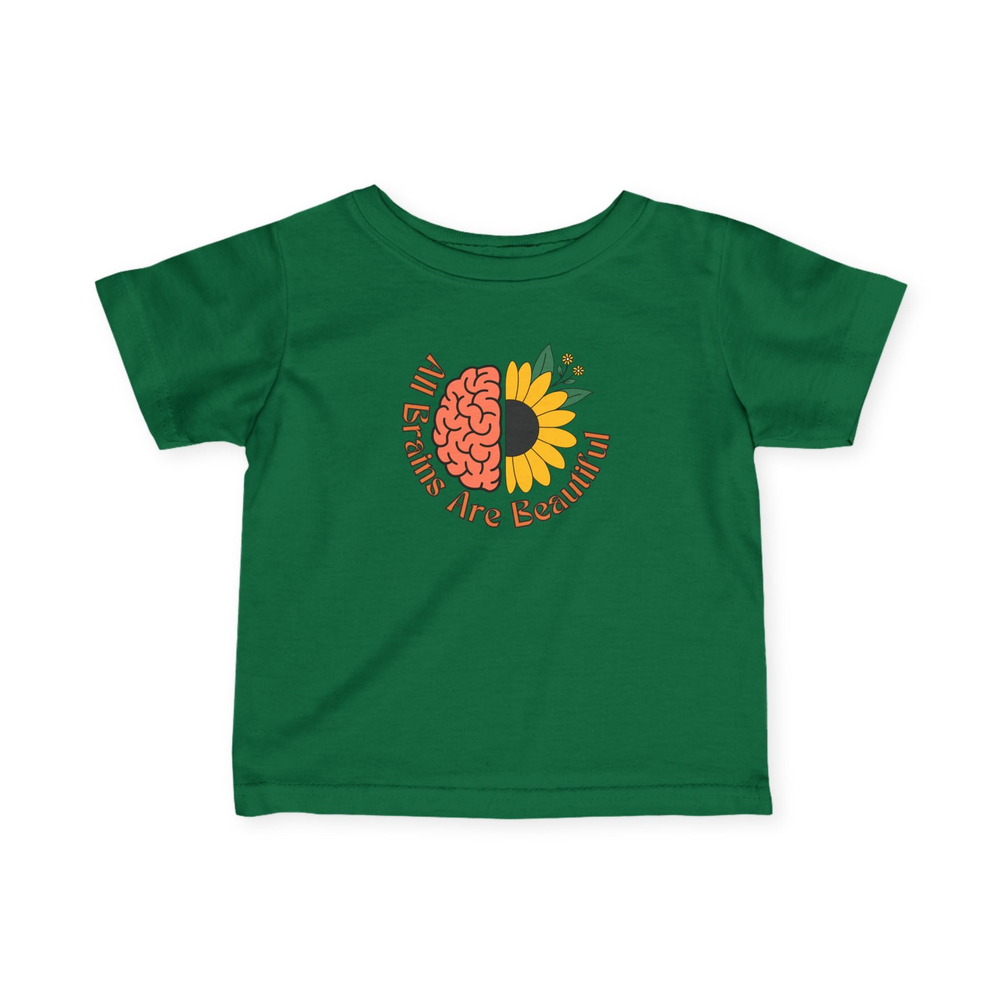 “All Brains Are Beautiful” Infant Tee
