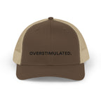 “Overstimulated.” Embroidery Hat