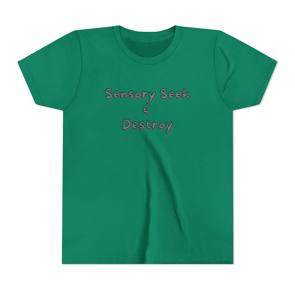 “Sensory Seek & Destroy” Youth Tee