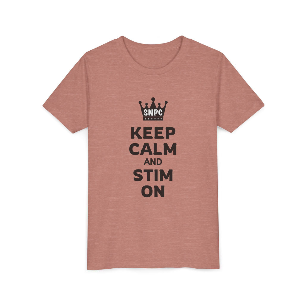 “Keep Calm & Stim On” Youth Tee