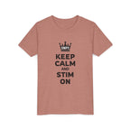 “Keep Calm & Stim On” Youth Tee