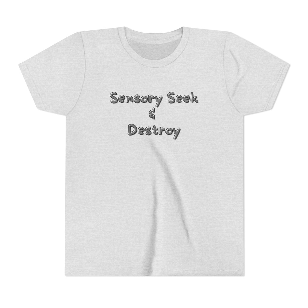 “Sensory Seek & Destroy” Youth Tee