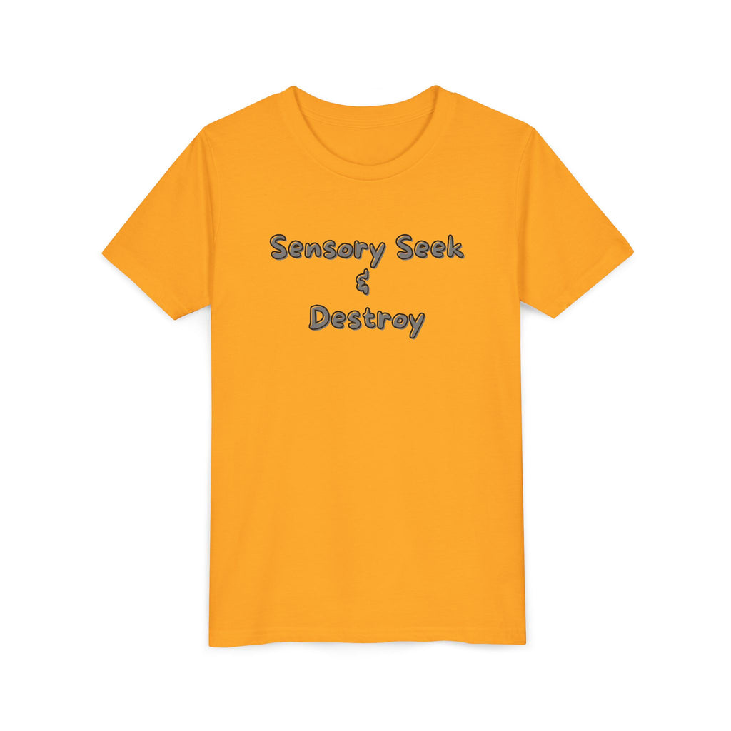 “Sensory Seek & Destroy” Youth Tee
